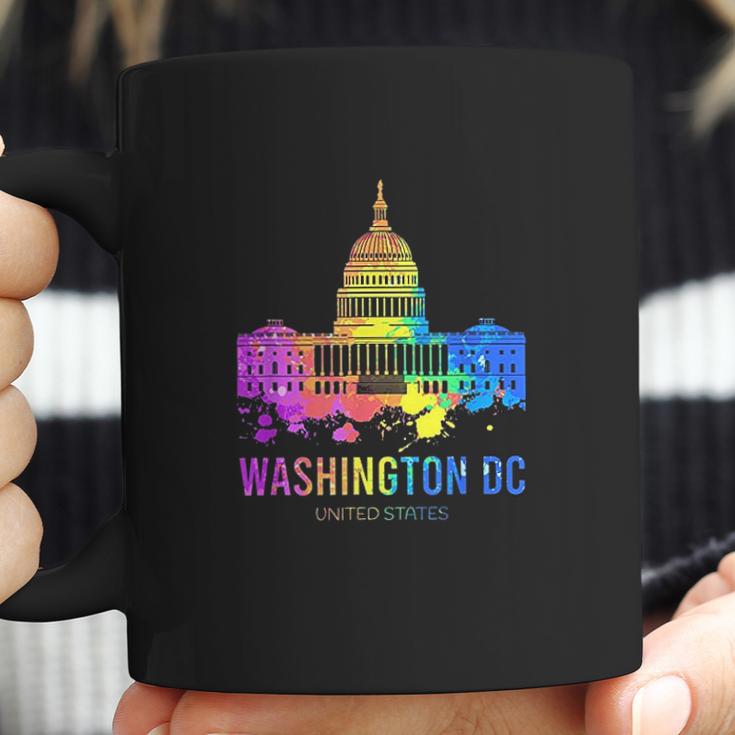 Washington Dc Skyline Watercolor Souvenirs Gifts Us Capitol Coffee Mug