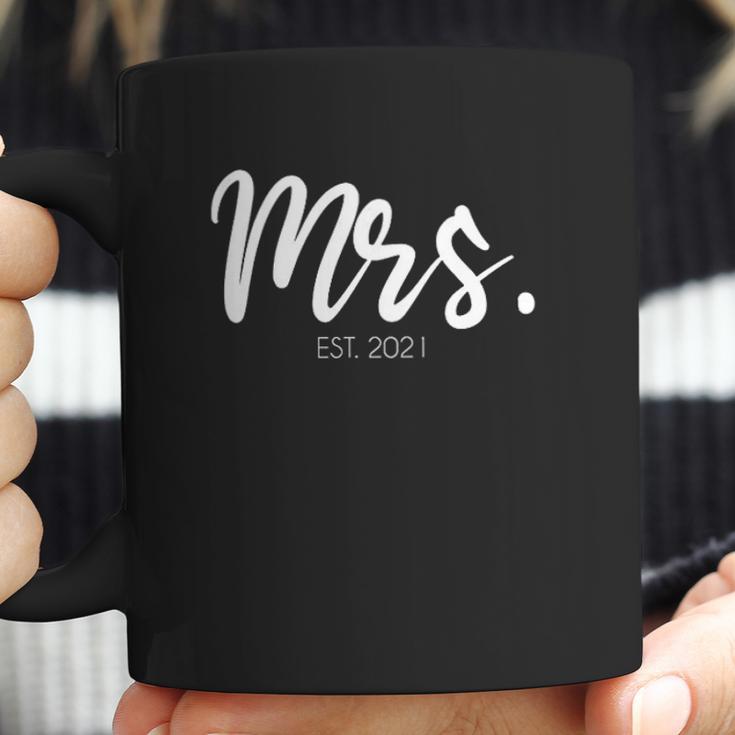 Wedding Matching Gifts Mrs Est 2021 Bridal Gift Bride Coffee Mug