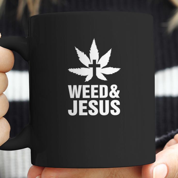 Weed Jesus Christian Marijuana Coffee Mug