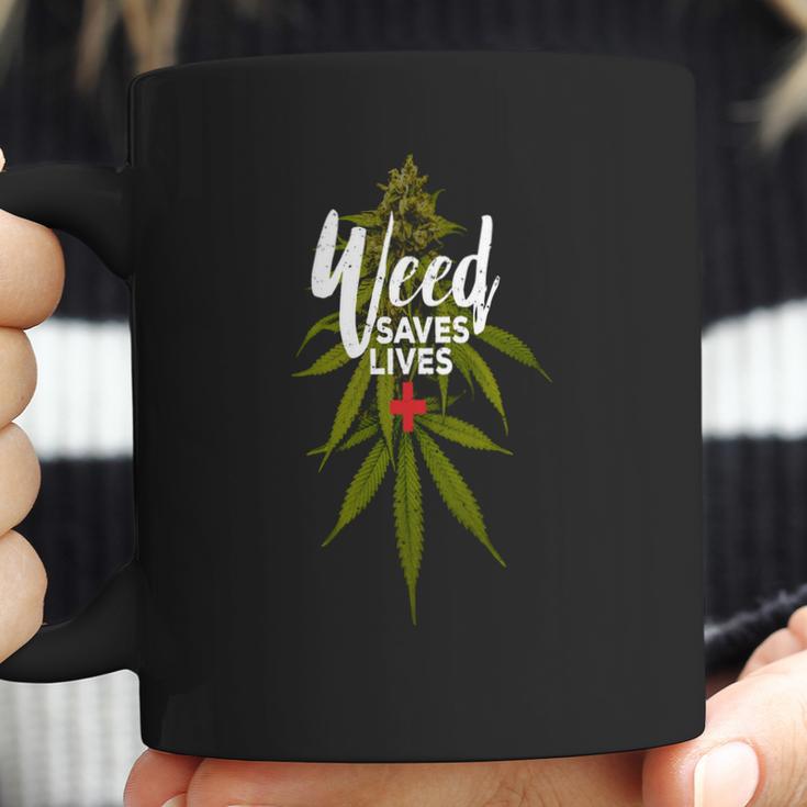 Weed Saves Lives Coffee Mug