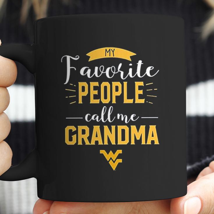 West Virginia Mountaineers My Favorite People Call Me Grandma Coffee Mug