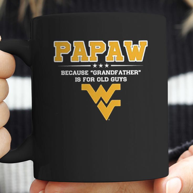 West Virginia Mountaineers Not Grandfather Papaw Coffee Mug