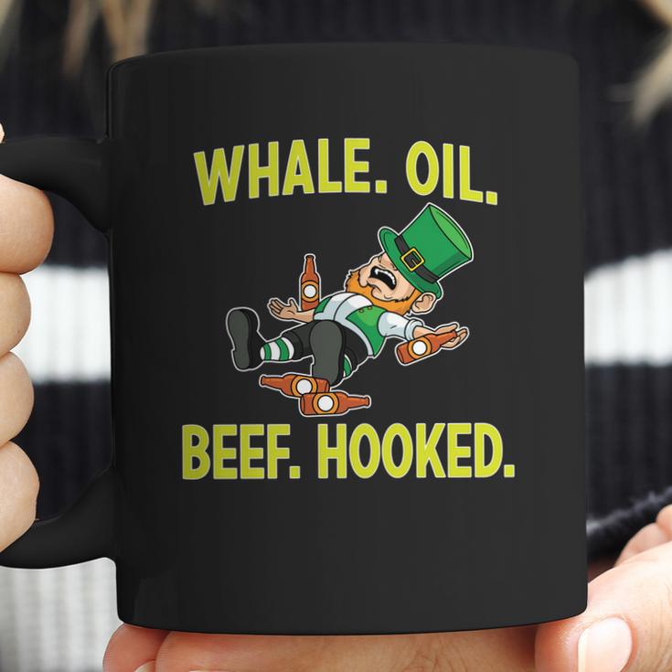 Whale Oil Beef Hooked Funny St Patricks Day Coffee Mug