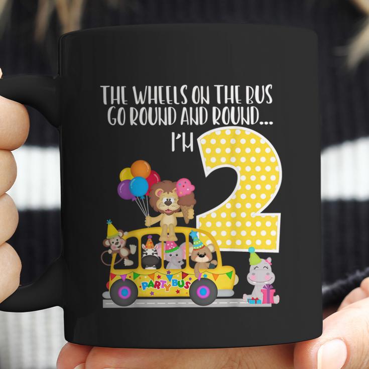 The Wheels On The Bus 2Nd Birthday 2 Yrs Old Family Matching Coffee Mug