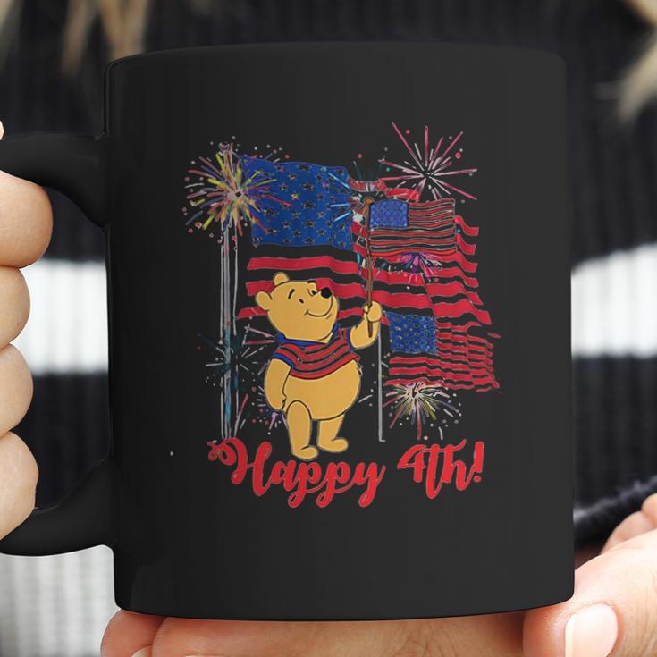 Winnie The Pooh Happy 4Th July American Flag Coffee Mug