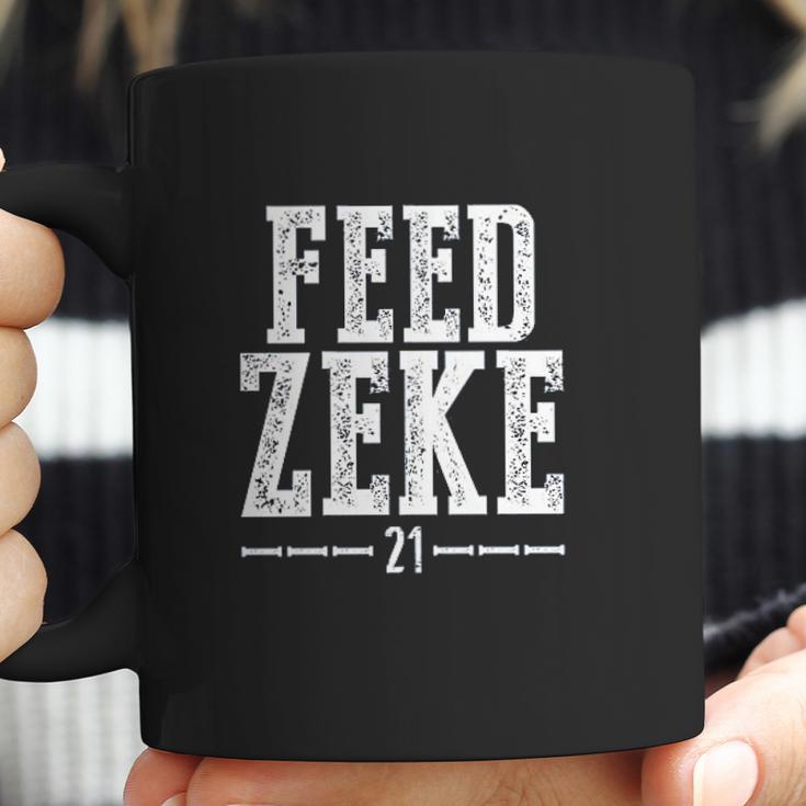 Wishful Inking Football Fans Feed Zeke Vintage Coffee Mug