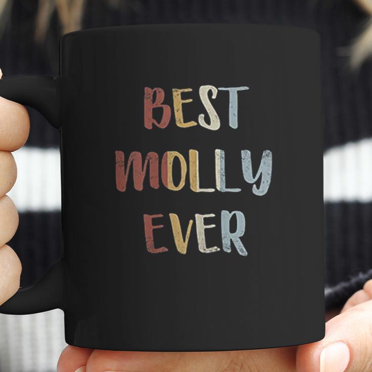 Womens Best Molly Ever Retro Name Gift Coffee Mug