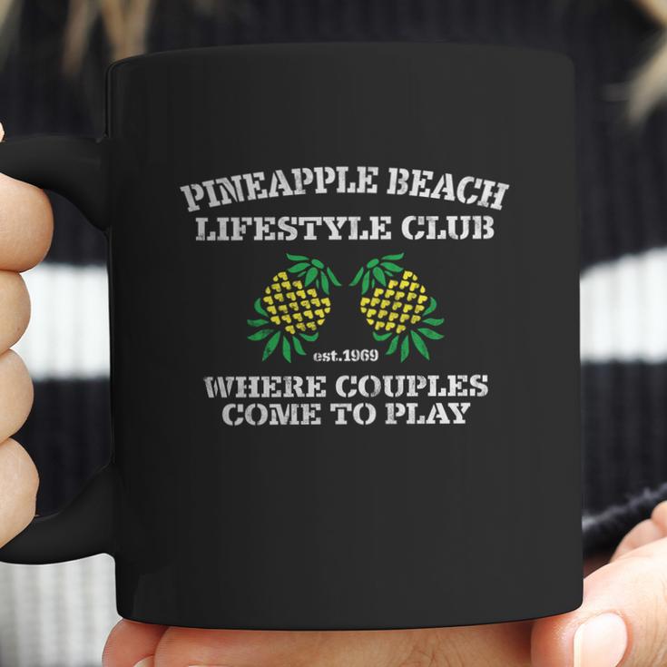 Wos Swingers Funny Upside Down Pineapple Party Gift Coffee Mug