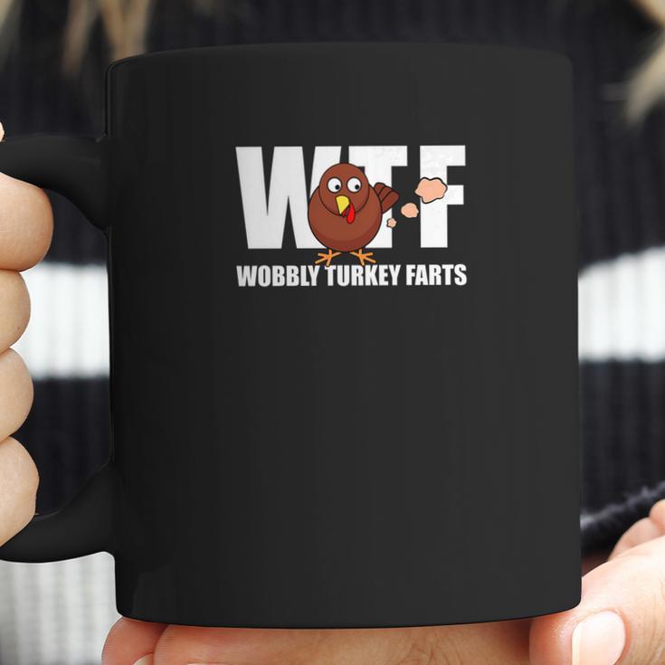 Wtf Wobbly Turkey Farts Funny Thanksgiving Day Coffee Mug