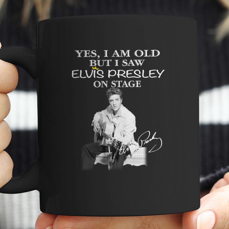 Yes I Am Old But I Saw Elvis Presley Onstage Coffee Mug