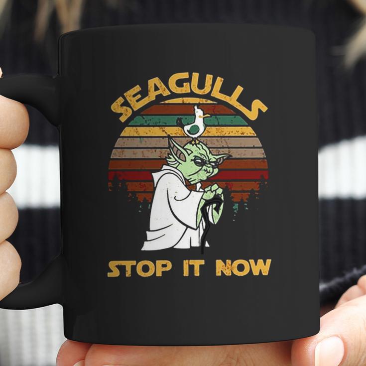 Yoda Seagulls Stop It Now Shirt Coffee Mug