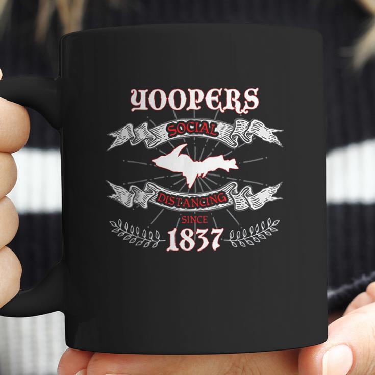 Yooper Social Distancing Coffee Mug