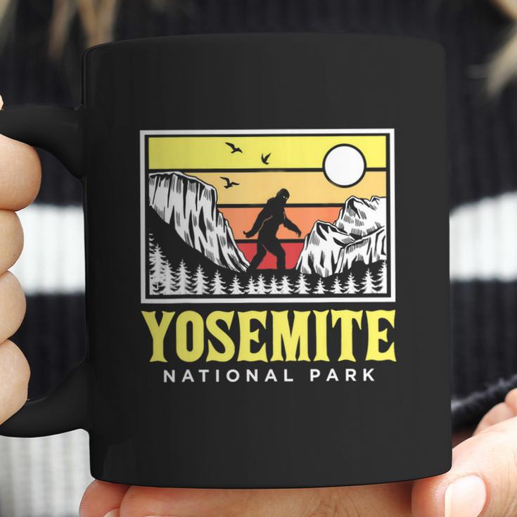 Yosemite National Park Us Bigfoot Sasquatch Yeti Funny Gift Coffee Mug