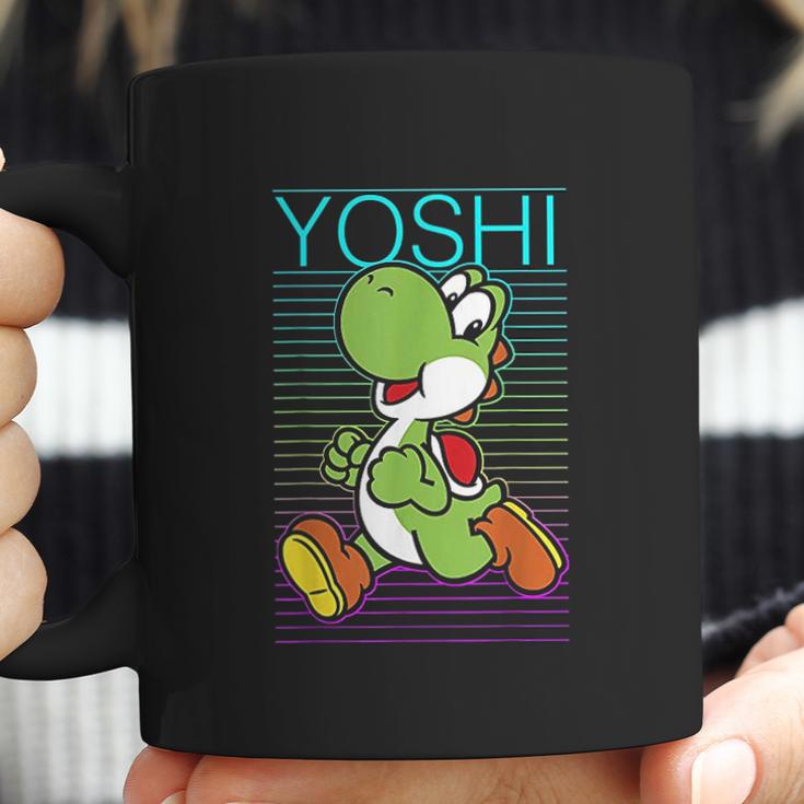 Yoshi Retro Gradient Fade Poster Coffee Mug