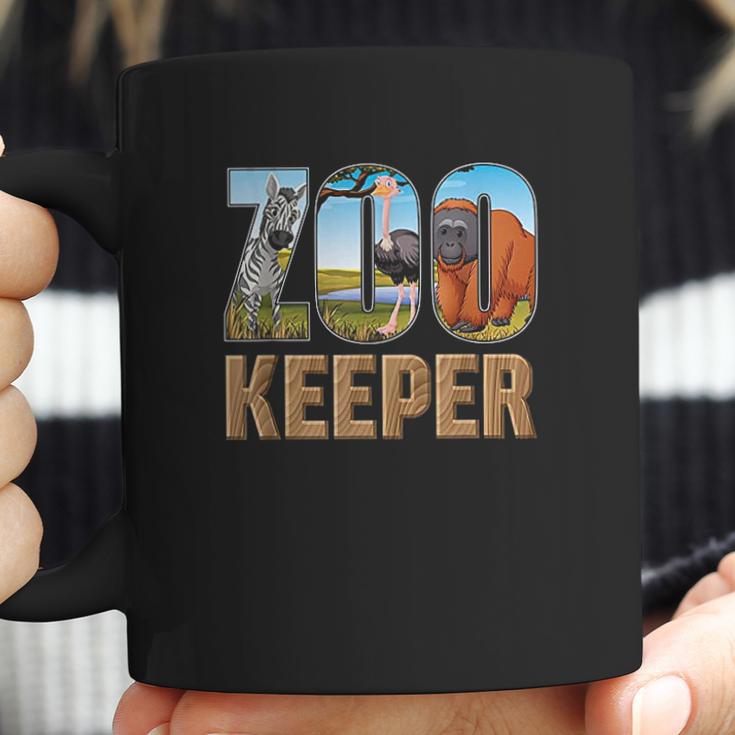 Zookeeper Costume African Savanna Zoo Keeper Animals Lover Coffee Mug