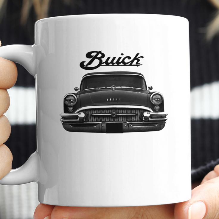 1955 Buick Front Black Coffee Mug