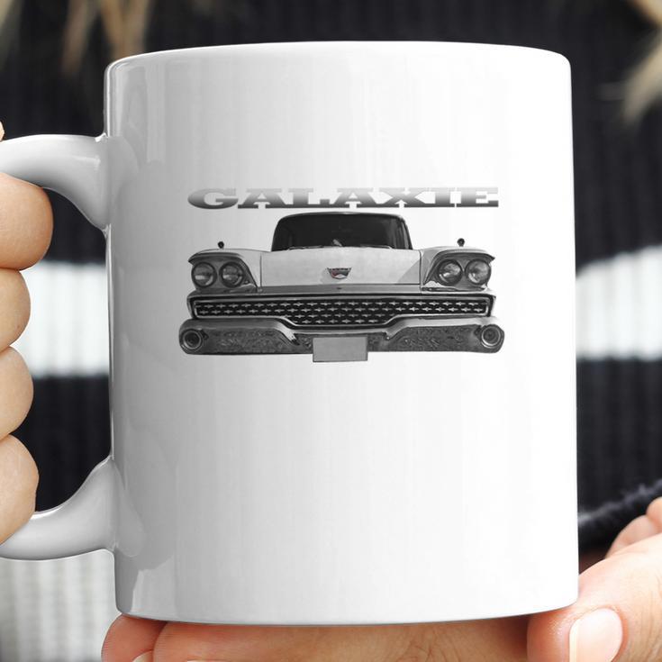 1959 Ford Galaxie Front White Coffee Mug