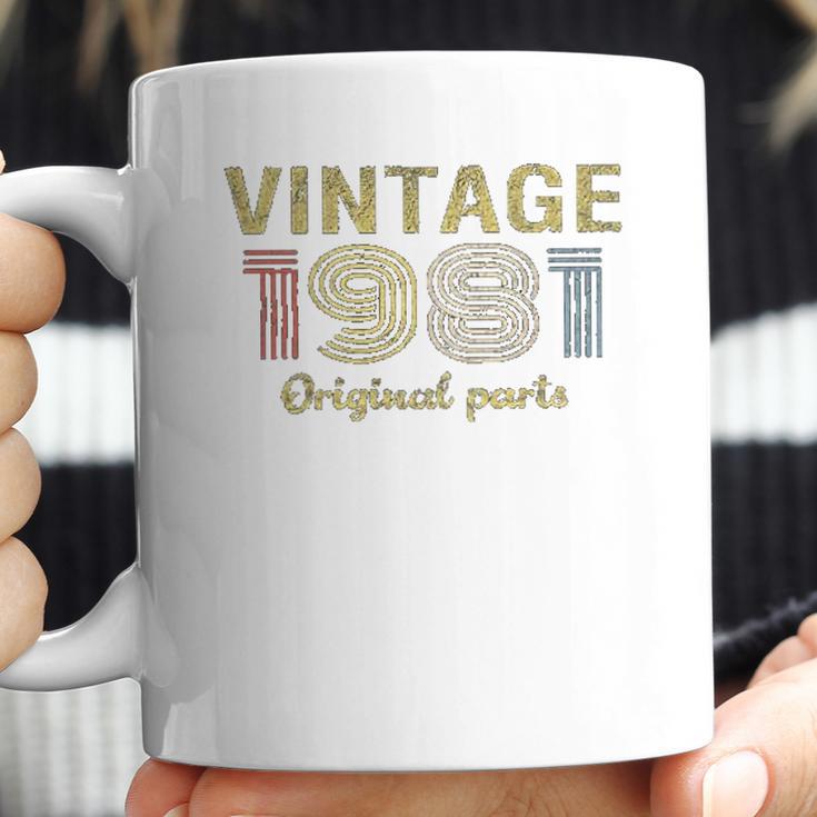 40Th Birthday Gift Retro Birthday Vintage 1981 Coffee Mug