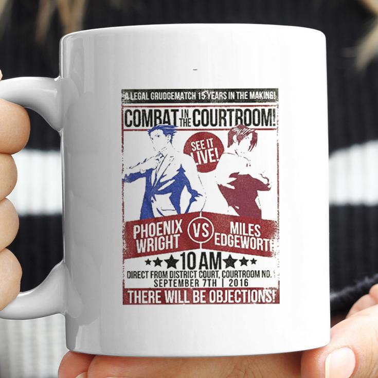 A&E Designs Ace Attorney Phoenix Wright Vs Miles Edgeworth Coffee Mug