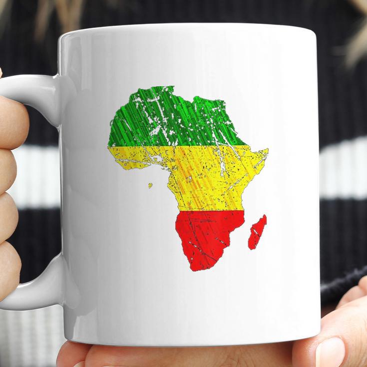 Africa Map Reggae Rasta Coffee Mug