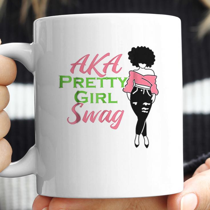 Aka Pretty Girl Swag Alpha Sorority Kappa Pink Gift Coffee Mug