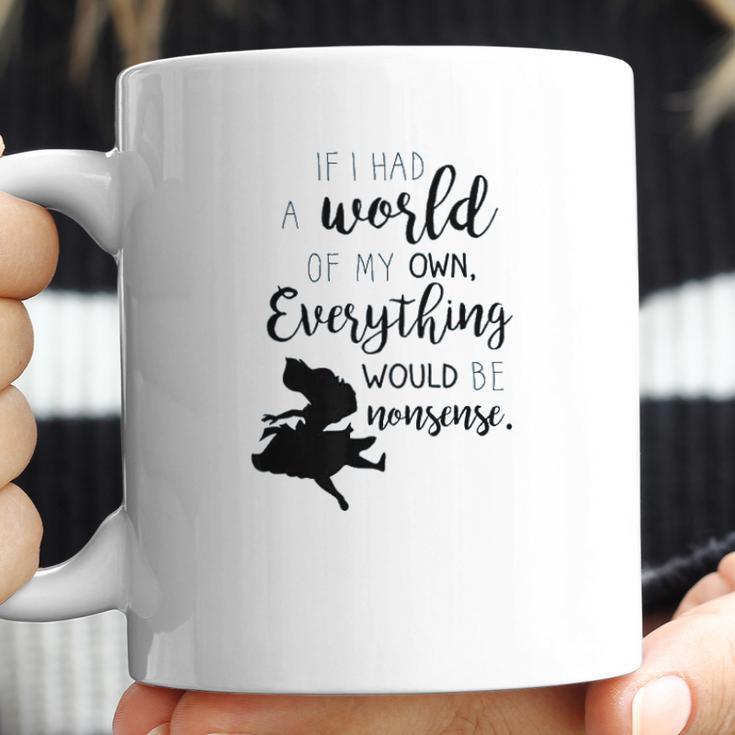 Alice In Wonderland My World Coffee Mug