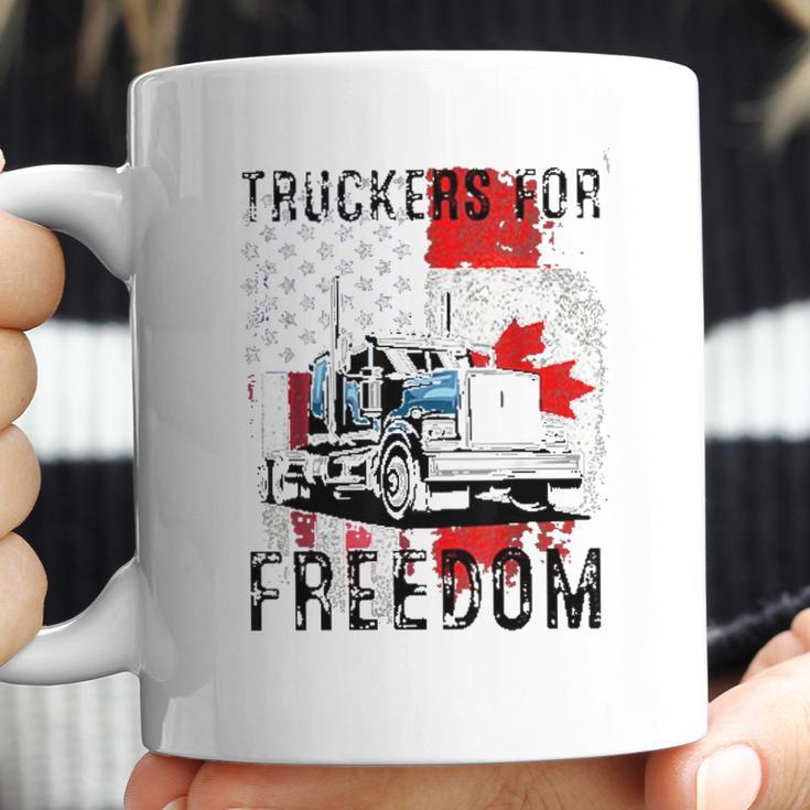 American Flag Canada Flag Freedom Awesome 2022 Gift Coffee Mug