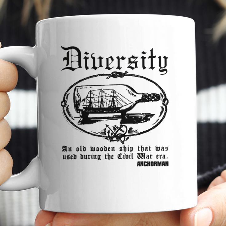 Anchorman Diversity An Old Wooden Ship Men Women T-Shirt Graphic Print Casual Unisex Tee Coffee Mug