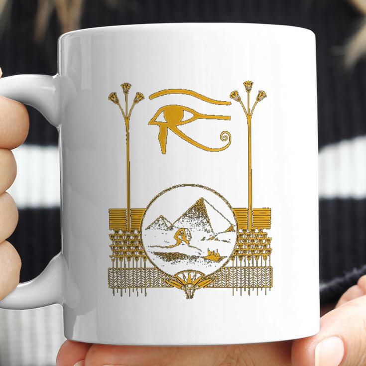 Ancient Egyptian Eye Of Horus Egypt Art Pyramid Coffee Mug