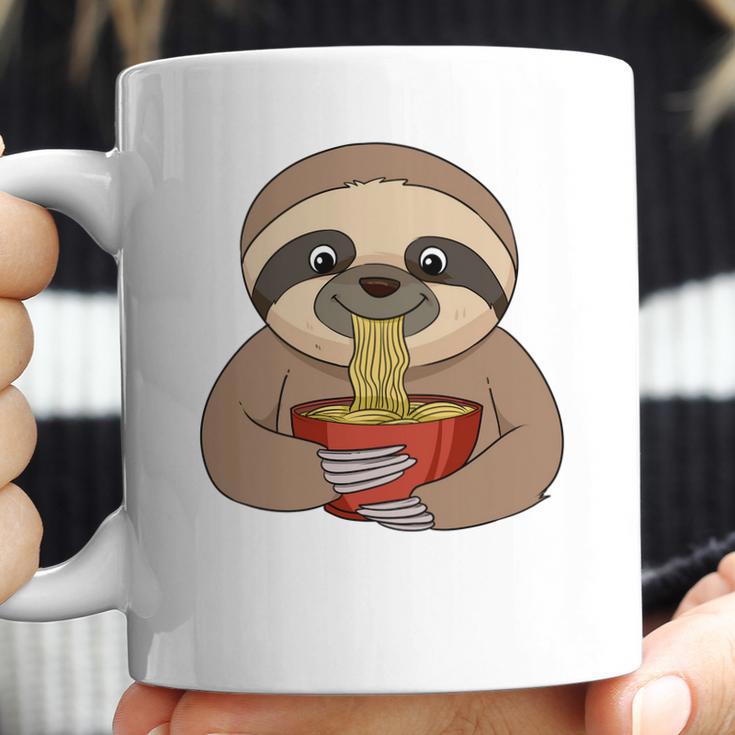 Anime Sloth Ramen Noodles Women Anime Coffee Mug