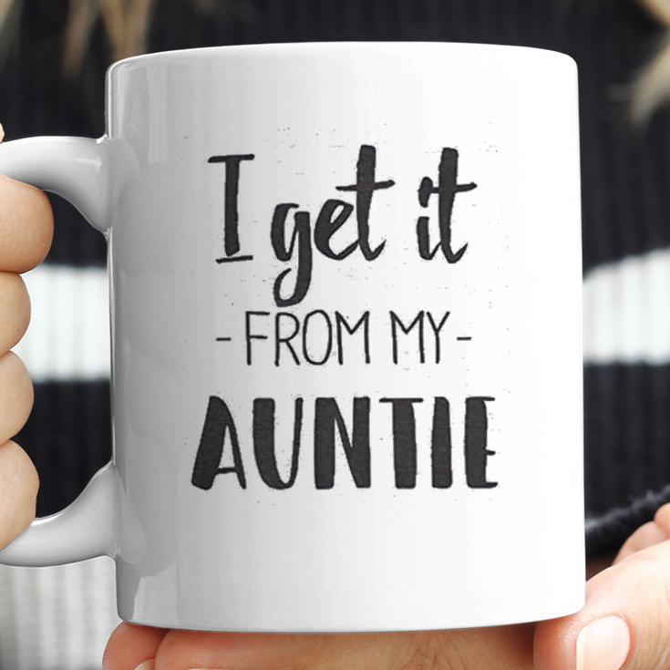 I Get It From My Auntie Creeper Funny Family Baby Jumpsuit Coffee Mug