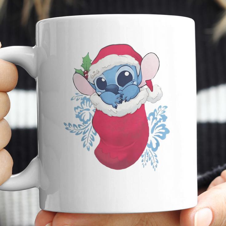 Baby Stitch In Christmas Stocking Coffee Mug