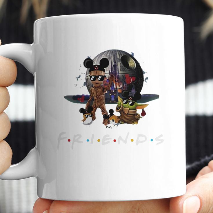 Baby Yoda Baby Groot And Death Star Friends Coffee Mug