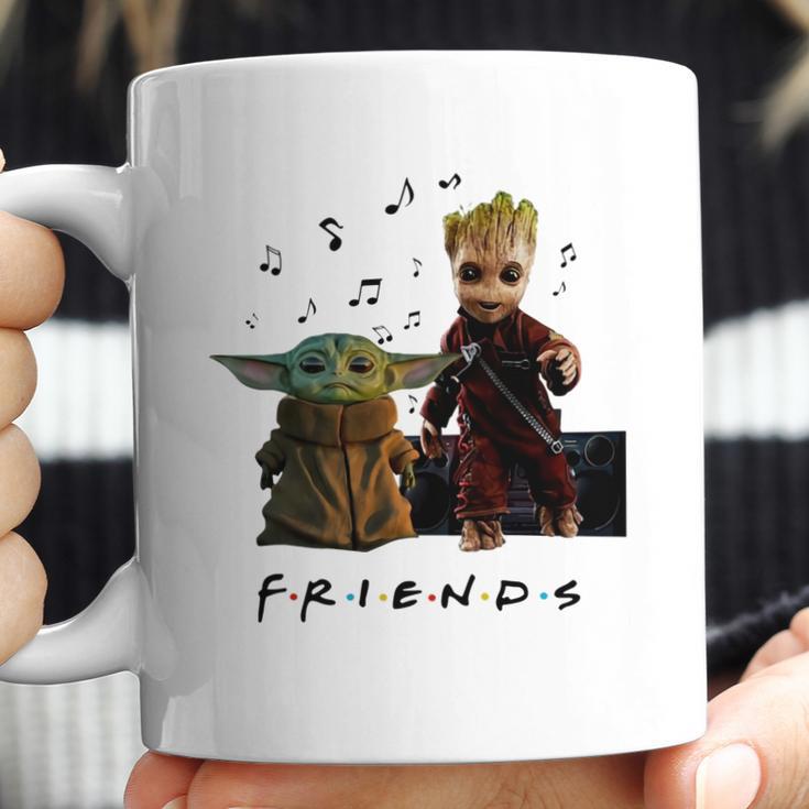 Baby Yoda And Baby Groot Friends Coffee Mug