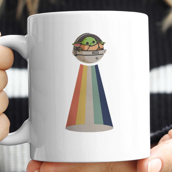 Baby Yoda Ufo Vintage Sweater Coffee Mug