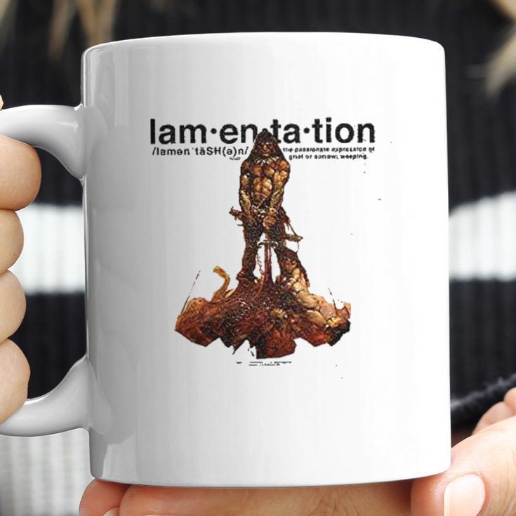 Barbarian Lamentation By Frank Frazetta Art Gray M Graphic Coffee Mug