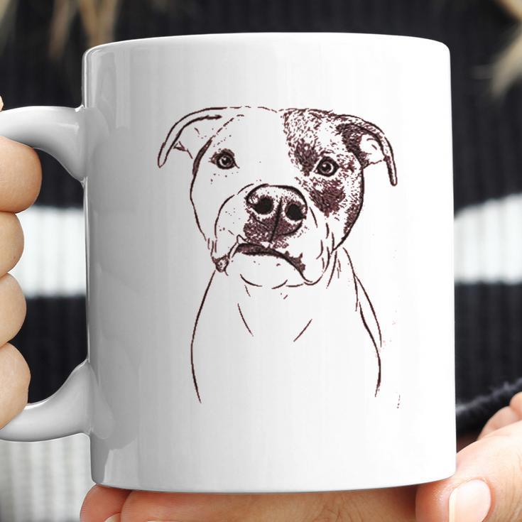 Bare Dexter The Pitbull Dog Triblend Coffee Mug