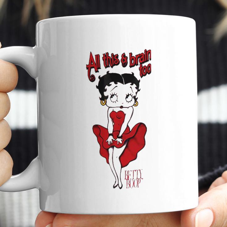 Betty Boop Brains Insulated Coffee Mug