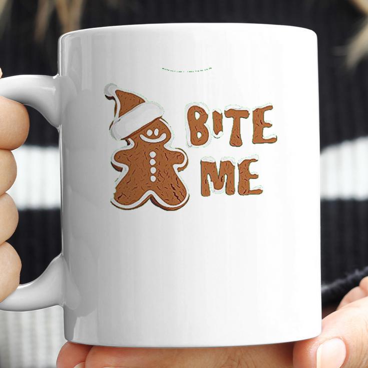 Bite Me Gingerbread Cute Coffee Mug