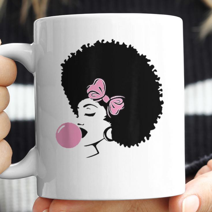 Black Girl With Bubble Gum Coffee Mug