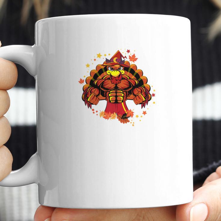 Buff Turkey Bodybuilding Fitness Thanksgiving Gym Coffee Mug