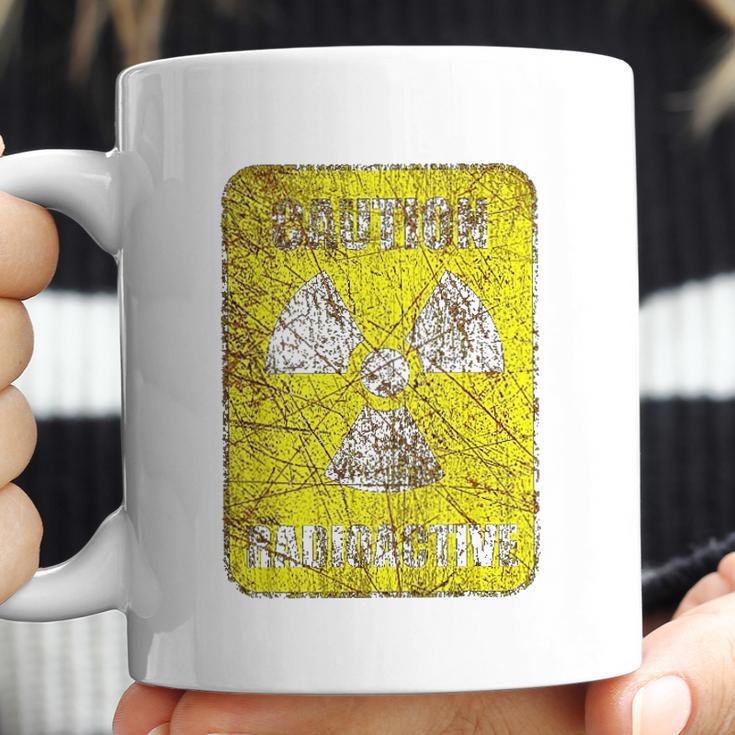 Caution Radioactive Radiation Hazard Nuclear Warning Sign Coffee Mug