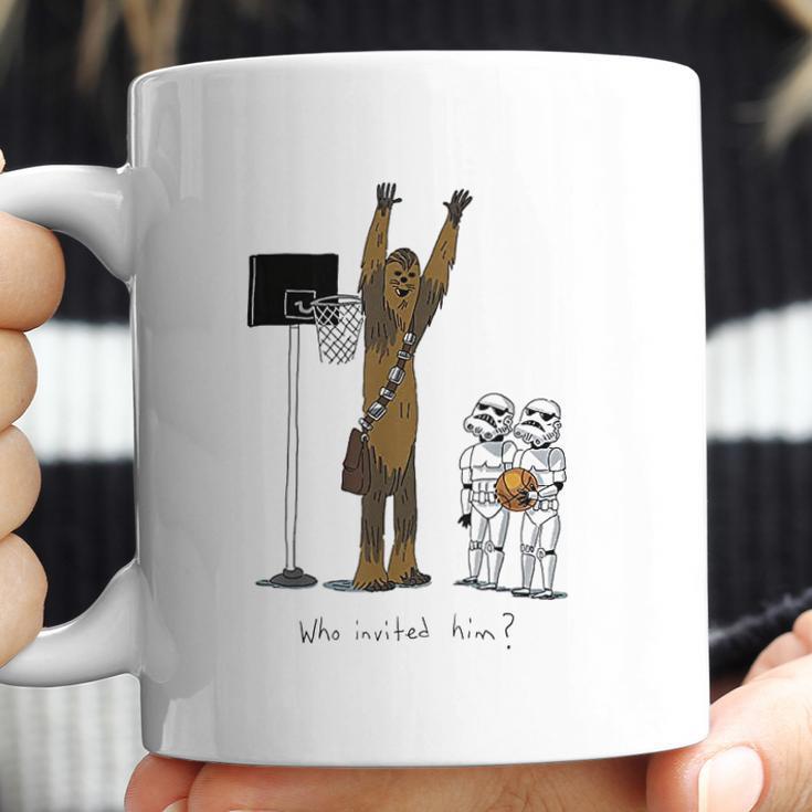 Chewbacca Basketball Who Invited Him Coffee Mug