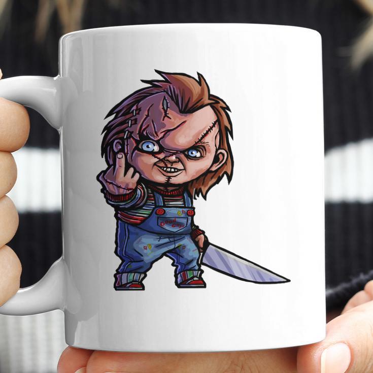 Chucky Middle Finger Coffee Mug