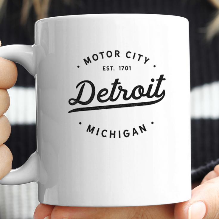 Classic Retro Vintage Detroit Michigan Motor City Coffee Mug