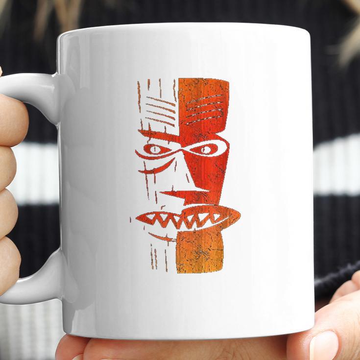 Cool Retro Island Polynesian Tiki Head Coffee Mug