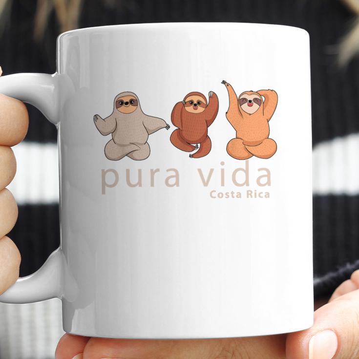 Costa Rica Sloths Souvenir Pura Vida Shirt Coffee Mug