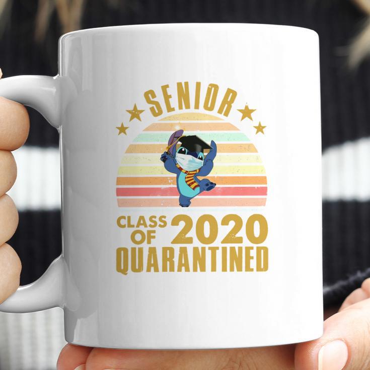 Cute Stitch Disney Senior 2020 Shirt Class Of 2020 Graduation Quarantine Coffee Mug