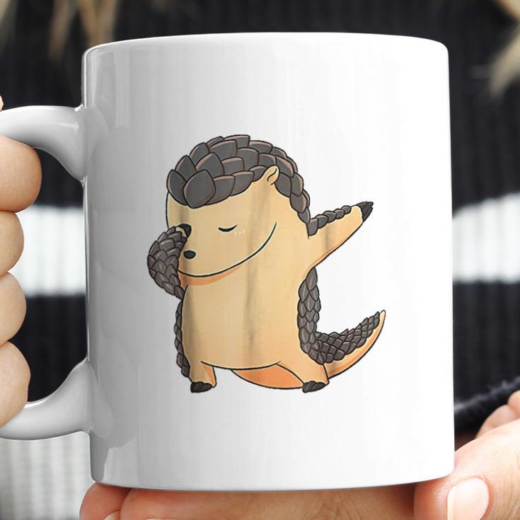 Dabbing Pangolin Endangered Manis Animal Coffee Mug