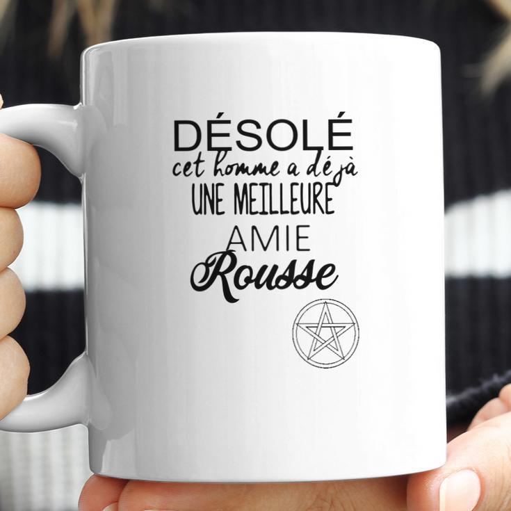 Désolé Cet Homme A Déjà Une Meilleure Amie Rousse Coffee Mug